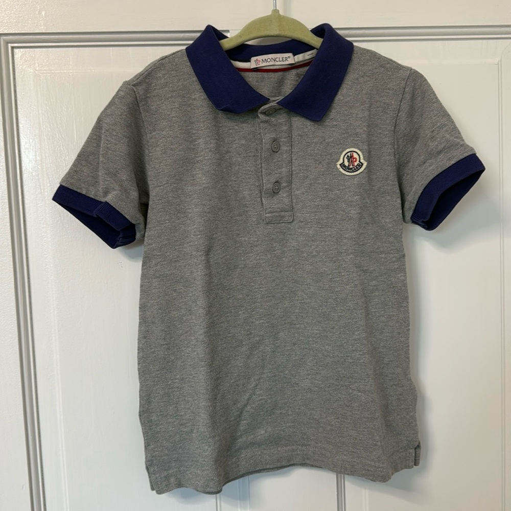 Moncler polo shirt. Size 8 GOOD CONDITION